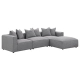 Jennifer Upholstered Armless Chair Grey | Grey | 551594