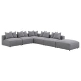 Jennifer Upholstered Armless Chair Grey | Grey | 551594