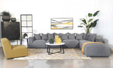 Jennifer Upholstered Armless Chair Grey | Grey | 551594