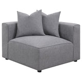 Jennifer Upholstered Corner Chair Grey | King | Grey | 551595