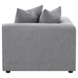 Jennifer Upholstered Corner Chair Grey | King | Grey | 551595