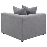 Jennifer Upholstered Corner Chair Grey | King | Grey | 551595