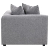 Jennifer Upholstered Corner Chair Grey | King | Grey | 551595