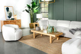 Sunny 6-piece Upholstered Modular Sectional Sofa Ivory Sherpa | Ivory | 551621-SET