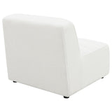 Sunny Upholstered Armless Chair Ivory Sherpa | King | Ivory | 551621
