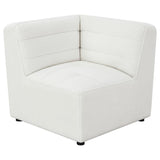 Sunny Upholstered Corner Chair Ivory Sherpa | King | Ivory | 551622