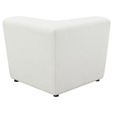 Sunny Upholstered Corner Chair Ivory Sherpa | King | Ivory | 551622
