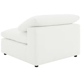 Raleigh Boucle Upholstered Armless Chair Ivory | Ivory | 551751