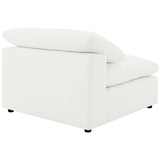 Raleigh Boucle Upholstered Armless Chair Ivory | Ivory | 551751