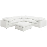 Raleigh Boucle Upholstered Armless Chair Ivory | Ivory | 551751