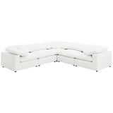 Raleigh Boucle Upholstered Armless Chair Ivory | Ivory | 551751