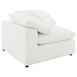 Raleigh Boucle Upholstered Corner Chair Ivory | Full | Ivory | 551752