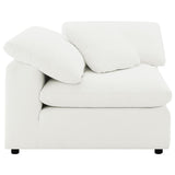 Raleigh Boucle Upholstered Corner Chair Ivory | Full | Ivory | 551752