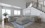 Raleigh 6-piece Boucle Upholstered Modular Sectional Grey | Grey | 551754-SETA