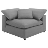 Raleigh 6-piece Boucle Upholstered Modular Sectional Grey | Grey | 551754-SETA