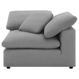Raleigh 5-piece Boucle Upholstered Modular Sectional Grey | King | Grey | 551754-SETB