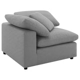 Raleigh 5-piece Boucle Upholstered Modular Sectional Grey | King | Grey | 551754-SETB