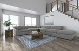 Raleigh 6-piece Boucle Upholstered Modular Sectional Grey | Grey | 551754-SET