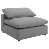 Raleigh 6-piece Boucle Upholstered Modular Sectional Grey | Grey | 551754-SET