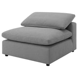 Raleigh Boucle Upholstered Armless Chair Grey | Grey | 551754