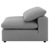Raleigh Boucle Upholstered Armless Chair Grey | Grey | 551754