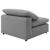 Raleigh Boucle Upholstered Armless Chair Grey | Grey | 551754
