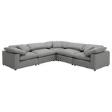 Raleigh Boucle Upholstered Armless Chair Grey | Grey | 551754