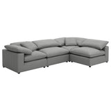 Raleigh Boucle Upholstered Armless Chair Grey | Grey | 551754