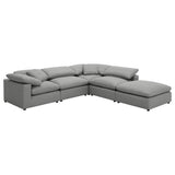 Raleigh Boucle Upholstered Armless Chair Grey | Grey | 551754