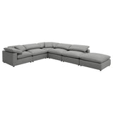 Raleigh Boucle Upholstered Armless Chair Grey | Grey | 551754