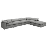 Raleigh Boucle Upholstered Armless Chair Grey | Grey | 551754