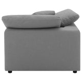 Raleigh Boucle Upholstered Corner Chair Grey | Full | Grey | 551755