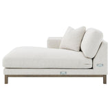 Geneva Boucle Upholstered Sectional Chaise Sofa Sand | Full | Beige | Sand | 551777