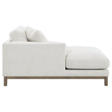 Geneva Boucle Upholstered Sectional Chaise Sofa Sand | Full | Beige | Sand | 551777