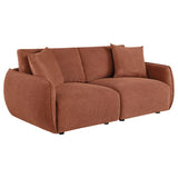 Elysia Fabric Upholstered Modular Lounge Loveseat Coral | Red | Coral | 551891-LOVE