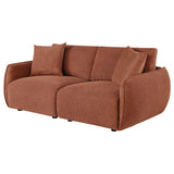 Elysia Fabric Upholstered Modular Lounge Loveseat Coral | Orange | Coral | 551891-LOVE