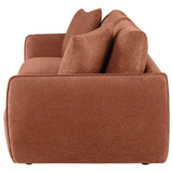 Elysia Fabric Upholstered Modular Lounge Loveseat Coral | Orange | Coral | 551891-LOVE
