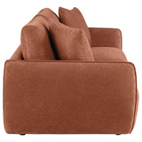 Elysia Fabric Upholstered Modular Lounge Loveseat Coral | Orange | Coral | 551891-LOVE