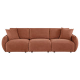 Elysia Fabric Upholstered Modular Lounge Sofa Coral | Orange | Coral | 551891-SOFA