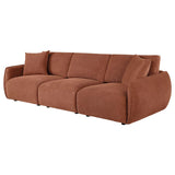 Elysia Fabric Upholstered Modular Lounge Sofa Coral | Orange | Coral | 551891-SOFA