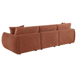 Elysia Fabric Upholstered Modular Lounge Sofa Coral | Orange | Coral | 551891-SOFA