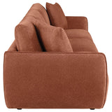 Elysia Fabric Upholstered Modular Lounge Sofa Coral | Orange | Coral | 551891-SOFA