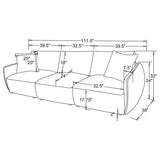 Elysia Fabric Upholstered Modular Lounge Sofa Coral | Orange | Coral | 551891-SOFA