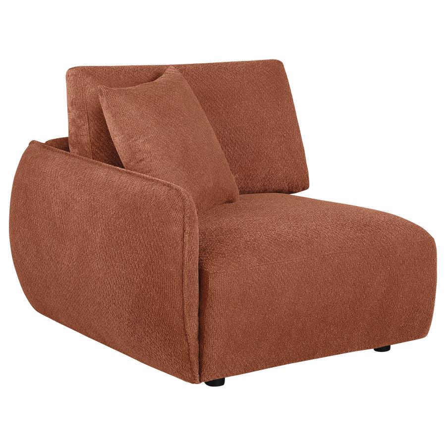 Elysia Fabric Upholstered Modular LAF Chair Coral | Orange | Coral | 551894LAF