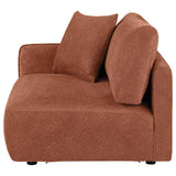 Elysia Fabric Upholstered Modular LAF Chair Coral | Orange | Coral | 551894LAF