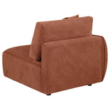 Elysia Fabric Upholstered Modular LAF Chair Coral | Orange | Coral | 551894LAF