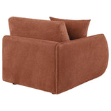 Elysia Fabric Upholstered Modular LAF Chair Coral | Orange | Coral | 551894LAF
