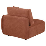 Elysia Fabric Upholstered Modular RAF Chair Coral | Orange | Coral | 551894RAF