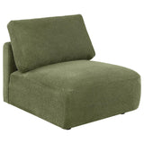 Elysia 5-piece Fabric Upholstered Modular Sectional Sofa Green | Green | 551895-SETA