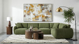 Elysia 6-piece Fabric Upholstered Modular Sectional Sofa Green | Green | 551895-SET